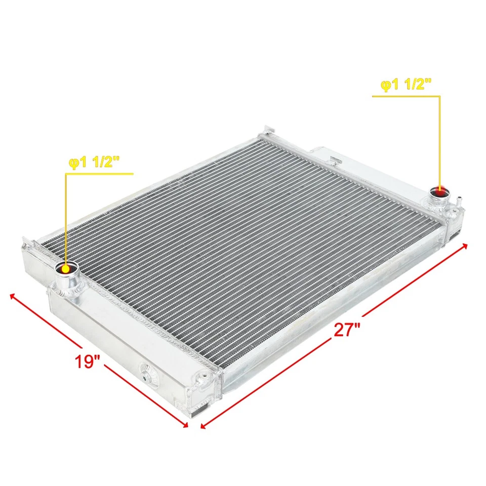 2 Row Aluminum Radiator + Fan Shroud Kit For 1992-1999 BMW E36 323i 325i 328i MT - Image 2 of 4