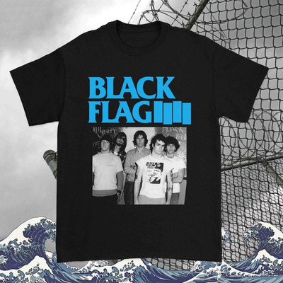 Black Flag Tour For Fans  Cotton Shipped From USA T Shirt Full Size S-5XL