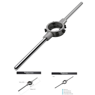 High-Durability Round Die Holder Wrench 38mm x 14mm for M12/M14 Compatibility