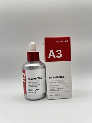 A3 Ampoule 40ml   KOREAN Acne & Redness Serum Media Lab Skin Repair Med In Lab