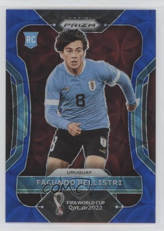 2022 Panini Prizm World Cup Qatar Choice Blue Prizm /135 Facundo Pellistri #275