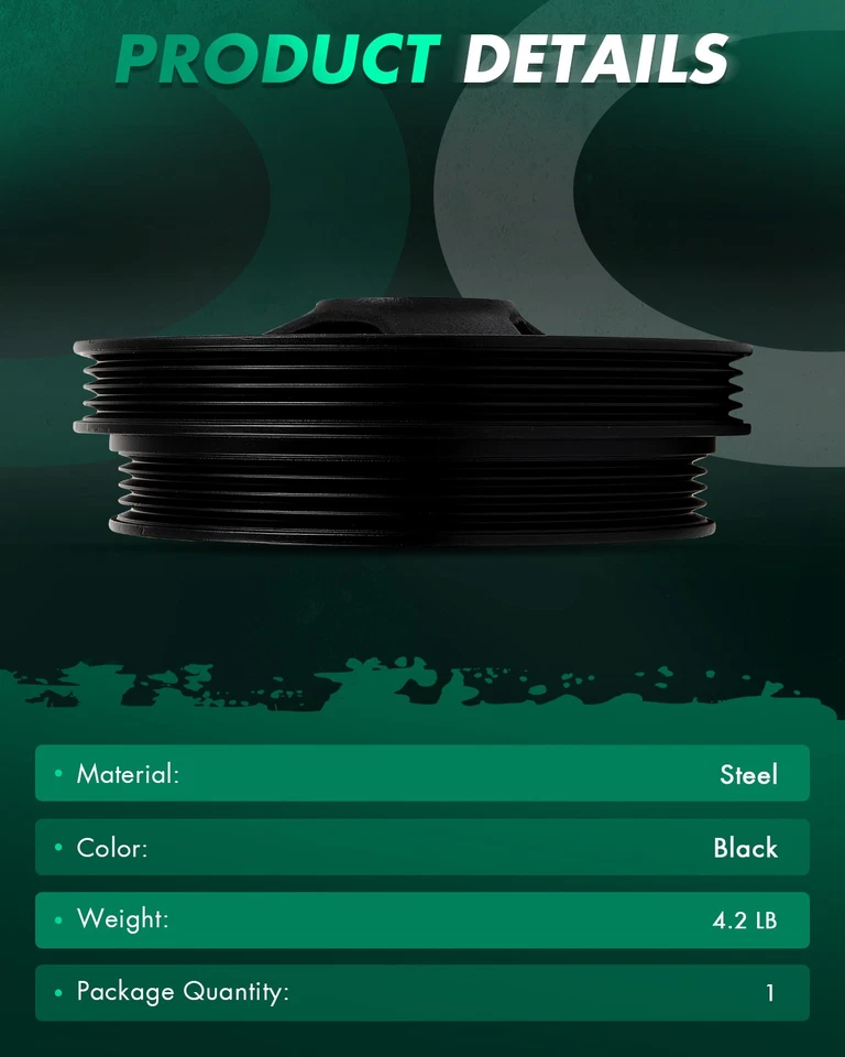 Equilibrador armónico 1,5 L para Hyundai Accent 1995-1999 Scoupe 1994-1995 L Foto 3 de 4