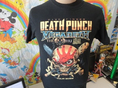 Five Finger Death Punch Megadeth 2022 Tour T Shirt M