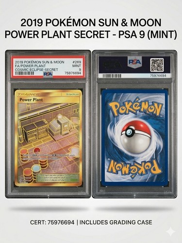 Power Plant graded PSA 9 for sale on eBay
