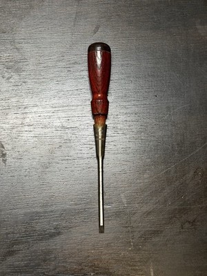 Beautiful Vintage Stanley No. 750 Marked Socket Chisel 1/4  Width