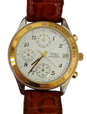 TCM Chronographen Herrenuhr Armbanduhr Stainless Steel Back 592601