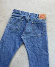 Levis Jeans Mens 33x30 Blue 517 Bootcut Denim Pants Western Cowboy Classic Work