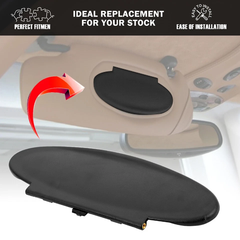 2pcs For Porsche 911 996 997 For Boxster 986 987 1996-2010 Visor Mirror Covers - Image 3 of 4