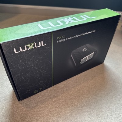 Luxul PDU-02 Two Outlet Intelligent Network Power Distribution Unit | NEW