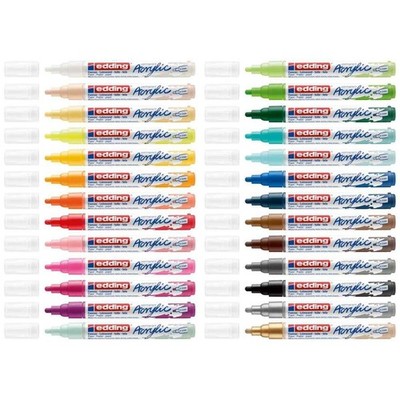 EDDING Acrylmarker Acrylmaler Rundspitze 5100 verschiedene Farben 2-3mm
