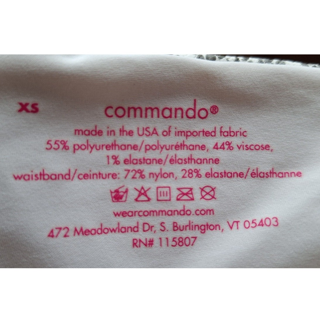 commando snake print control shaping Leggings Szi… - image 2