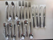 LENOX Garvey Haveson Hammered Flatware Service Set 20pc Place Setting NEW