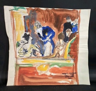Étude de Scène d'Opéra 'CARMEN' (Atelier c. 1930) Paul HANNAUX (1897 1954)​