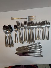 Farberware Romance Pattern Lot Of 34 Flatware...