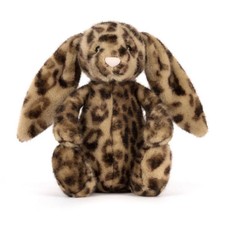 Jellycat Leopard Bunny Plush Toy Soft Stuffed Animal Doll w/ Dust Bag Gift