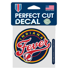 Indiana Fever WNBA 4"x4" Perfect-Cut Decal Sticker *WinCraft