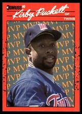 Kirby Puckett 1990 Donruss #BC-8 Twins MLB READ FREE SHIPPING AutographDen