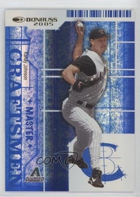 2005 Donruss Craftsmen Master Craftsmen 40/250 Randy Johnson #C-24 HOF n1u