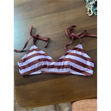 NWT Aerie Striped Triangle Bikini Top