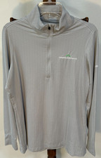 Columbia 1/4 Zip Pullover Golf Omni-Wick Men  s XL Gray Long Sleeve Mock Neck