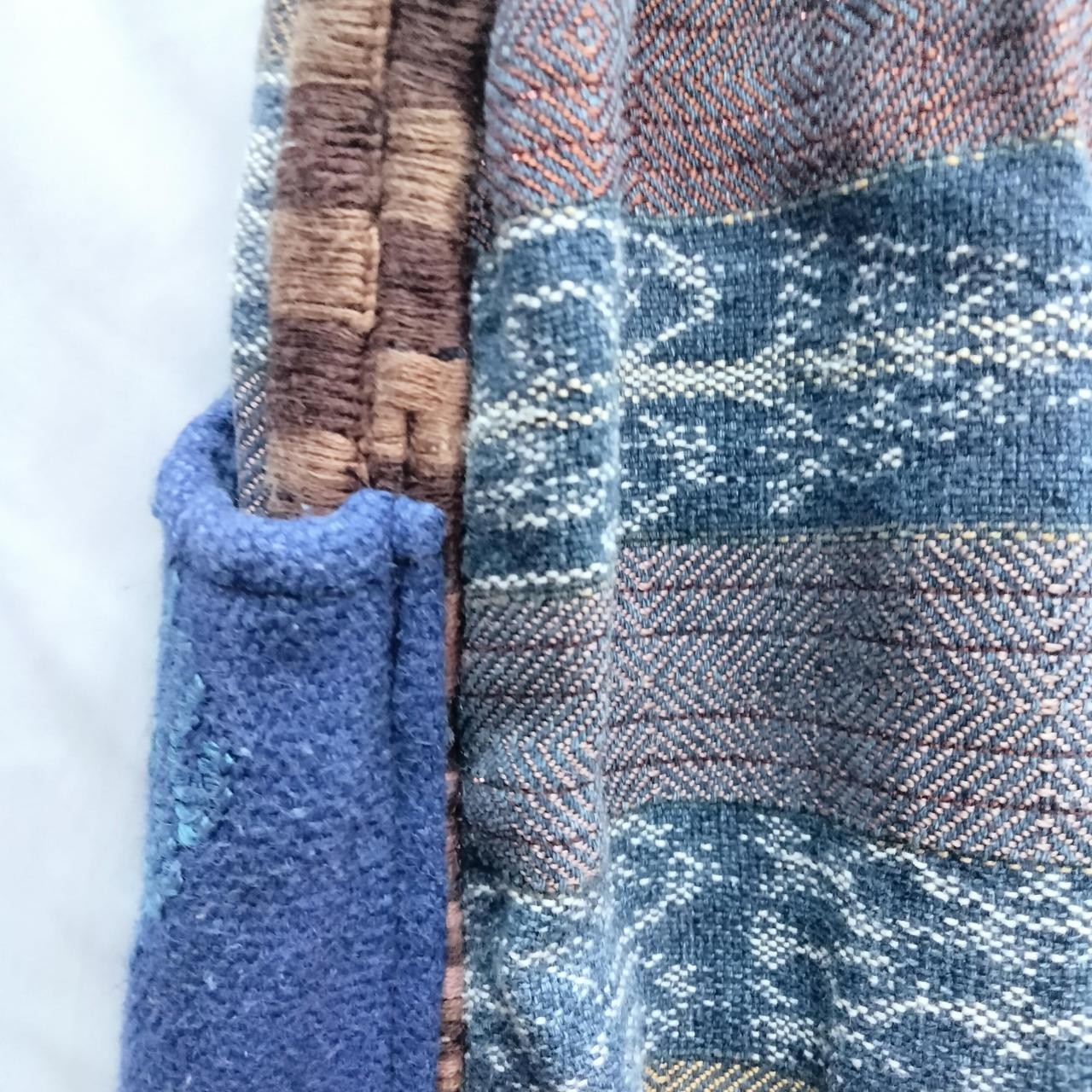 Handwoven Drawstring Jogger Patchwork Hippie Pant… - image 3