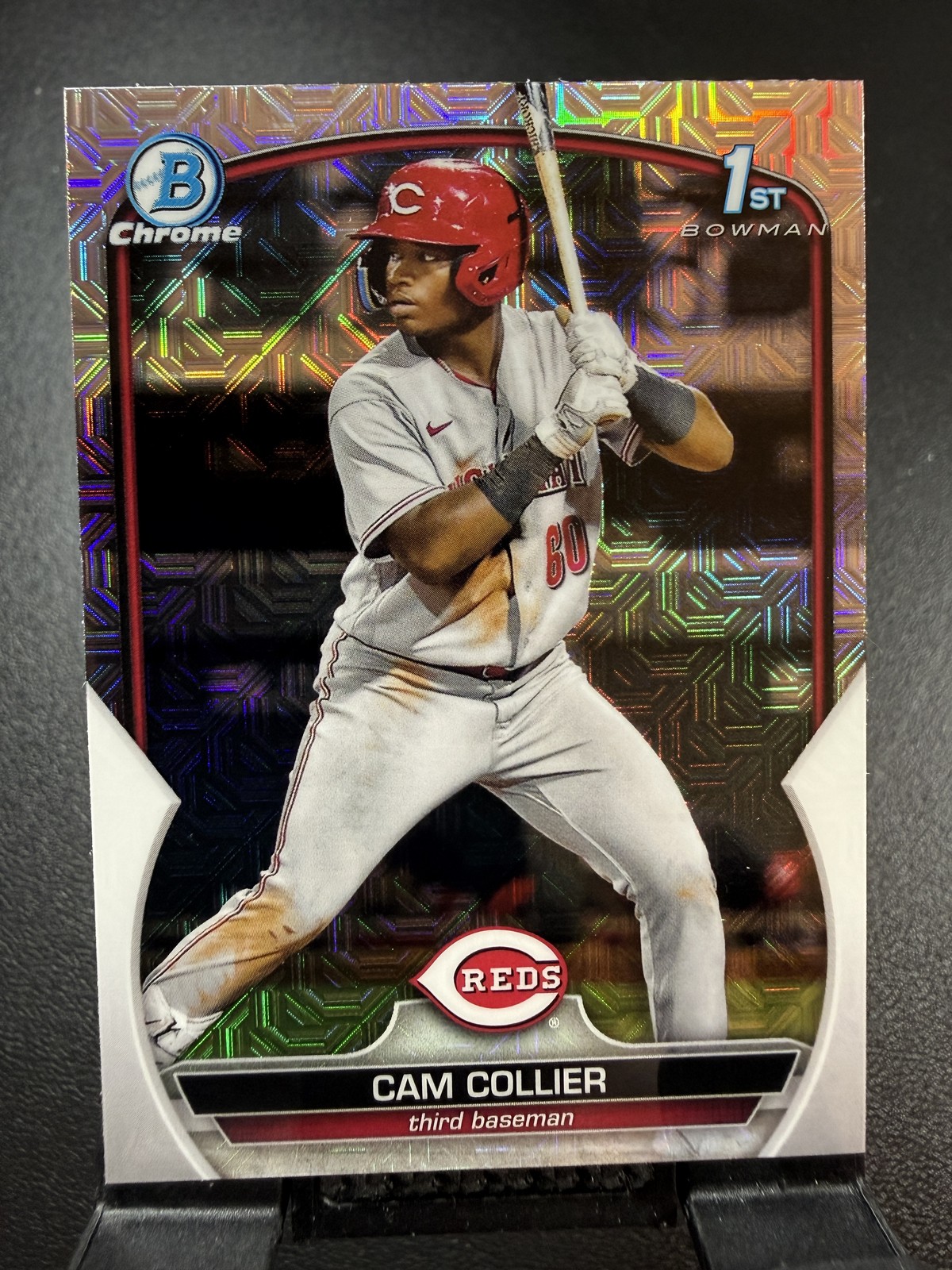 2023 Bowman #BCP-125 Cam Collier Chrome Prospects Mojo Refractors