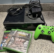 Xbox One Black Model 1540 Console Bundle Controller HDMI Cable Multiple Game