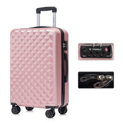 Premium Reisekoffer,Trolley TSA-Schloss&YKK-Reißverschluss Rollkoffer 4 Rollen