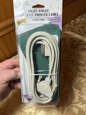 lllWoods RIGHT ANGLE PARALLEL PRINTER CABLE 25-PIN MALE/36-PIN MALE CENTRONICS