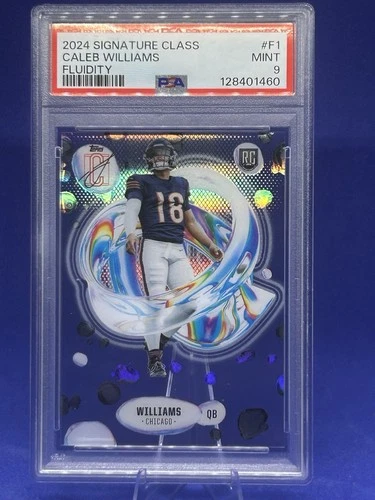 2024 Topps Signature Caleb Williams Chicago Bears Fluidity PSA 9 (RC)