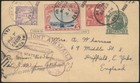 USA 1928 Graf Zeppelin Germany Mi8A Postal Card Air Mail 5c Beacon Cover 116180 — photo 1