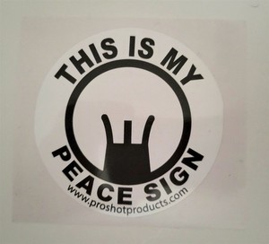 This Is My Peace Sign / Pro-Shot Products Decal Sticker Military