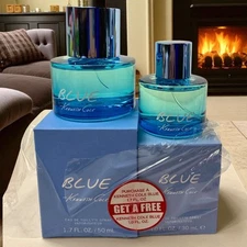 Kenneth Cole Blue 2-piece EDT Cologne Spray for Men, 1.7 oz. and 1 oz Duo New