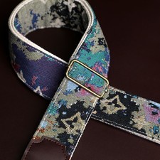 Handmade Embroidered Guitar Strap Universal Thickened Adjustable W1.97in L57.1in
