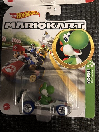 3 Hot Wheels Mario Kart. Baby Mario B-Dasher / Luigi Circuit Special / Yoshi B-Dash - Bild 6 von 10