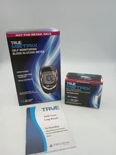 True Metrix Blood Glucose Test Strips 100ct. PLUS METER KIT.  EXP 2026