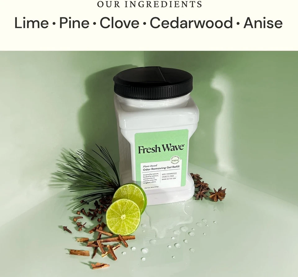 Fresh Wave Odor Removing Gel Refill, 63 oz., Pack of 1 - Safer Odor Absorbers - Image 2 of 4