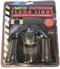 SATCO Outdoor Flood Light 10" 2 Adjustable Swivel SF76-523 Bronze Finish NEW