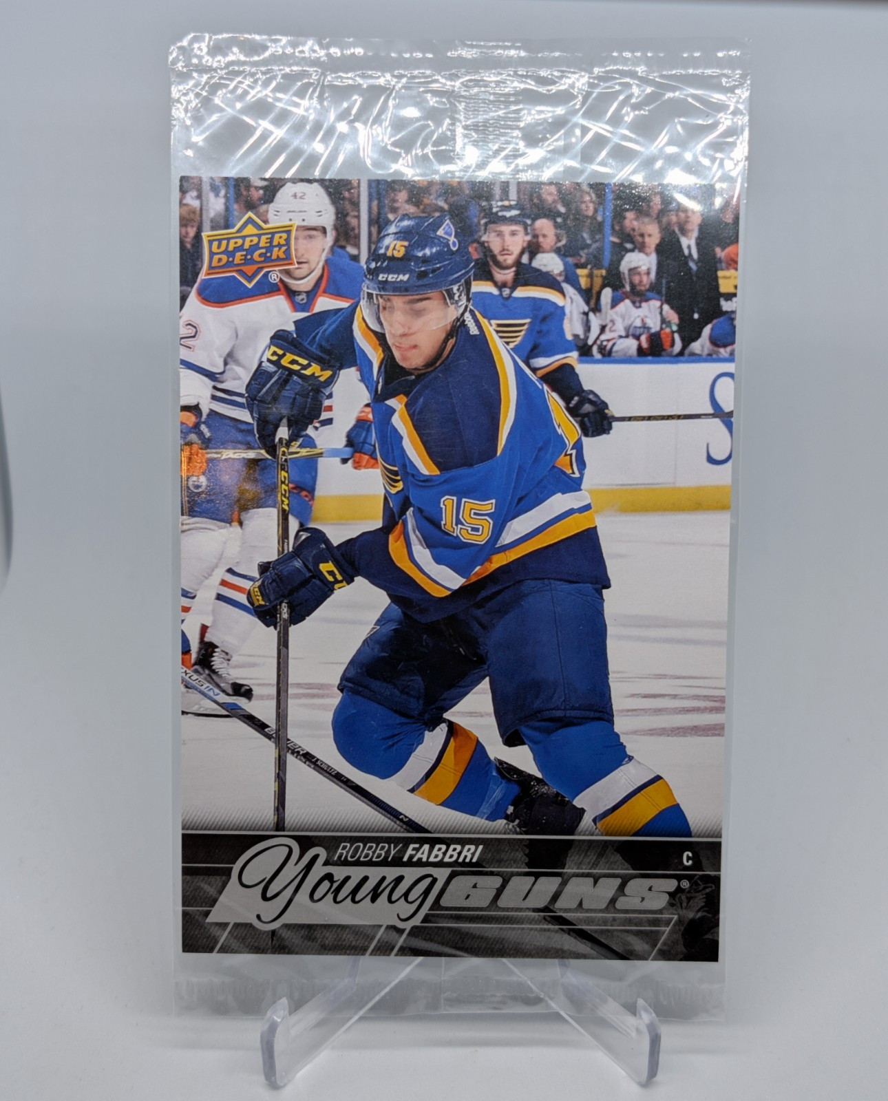 2015-16 Upper Deck Oversized Young Guns Robby Fabbri #229 Rookie RC Jumbo STL