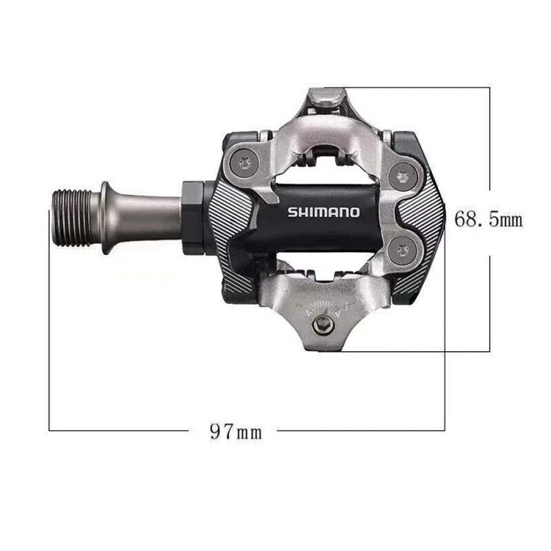 New Shimano Deore XT PD-M8100 SPD XC MTB Mountain Bike Clipless Pedals & Cleats - image 4 of 4