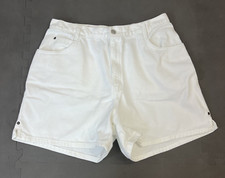 VTG Gitano Shorts Womens Denim Mom 16 White Jean High Waist 90s 80s Y2K Charity