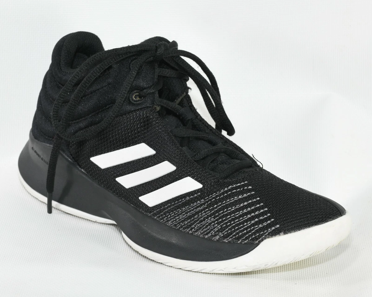 Reparatie mogelijk pot Verplaatsing Adidas Men's LVL 029002 Black/White Basketball Cloudfoam Shoes (Size US 6)  | eBay