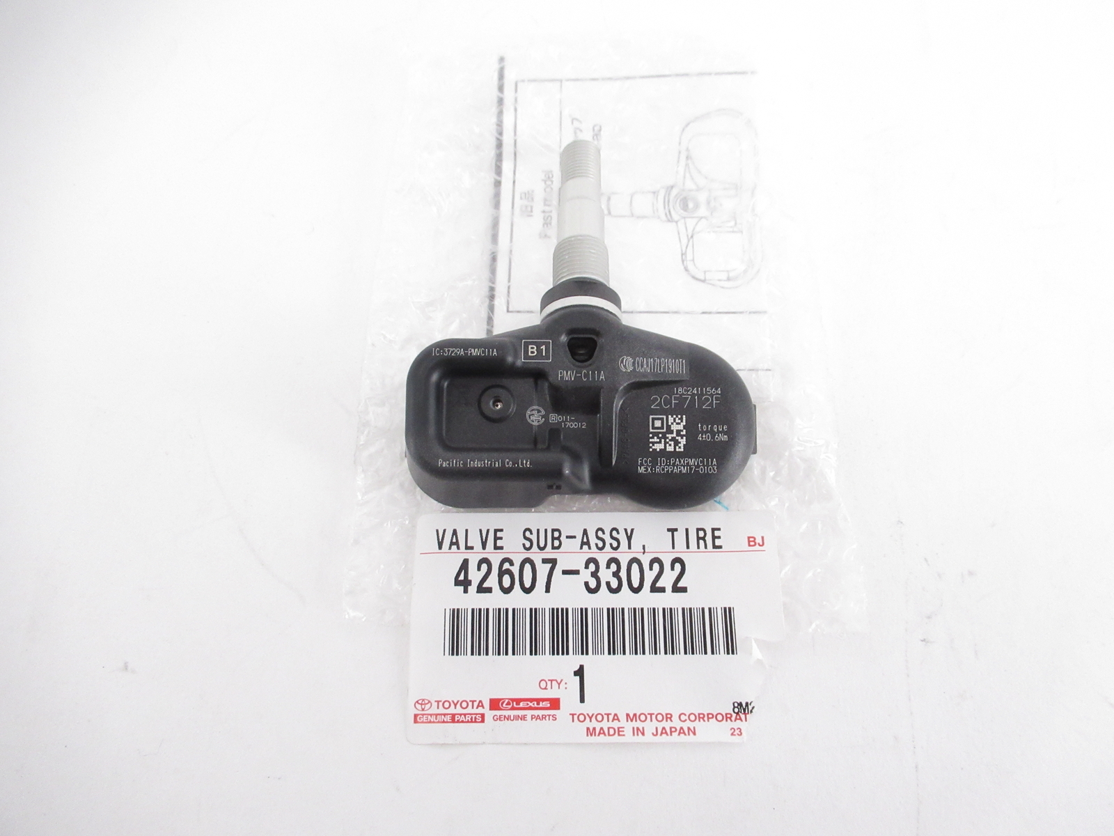 Genuine OEM Toyota Lexus 4260733022 TPMS Tire Pressure Sensor eBay