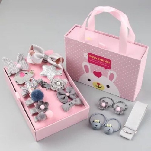 Gift 16Pcs/Set Baby Girls Boutique Head Clips Hair Bows Crown Princess Bobbles - Picture 3 of 12