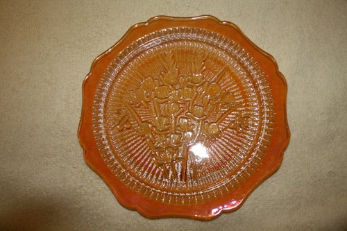 Iris iridescent Beaded Berry Bowl, Dinner Plates, Cup/Saucer, Sherbet Plates - Picture 6 of 12