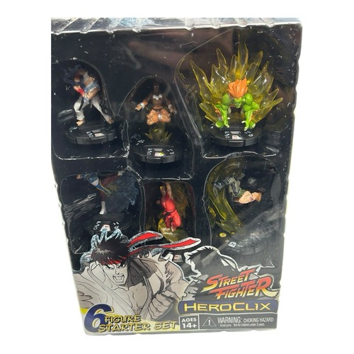 Heroclix Street Fighter 6 Figure Starter Set New In Box Capcom 2011 Wizkids - Picture 7 of 7