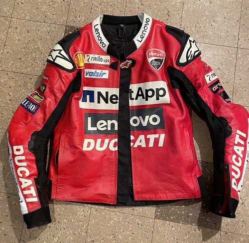 Leather Ducati Motorcycle Jacket Size 44 - Picture 1 of 24