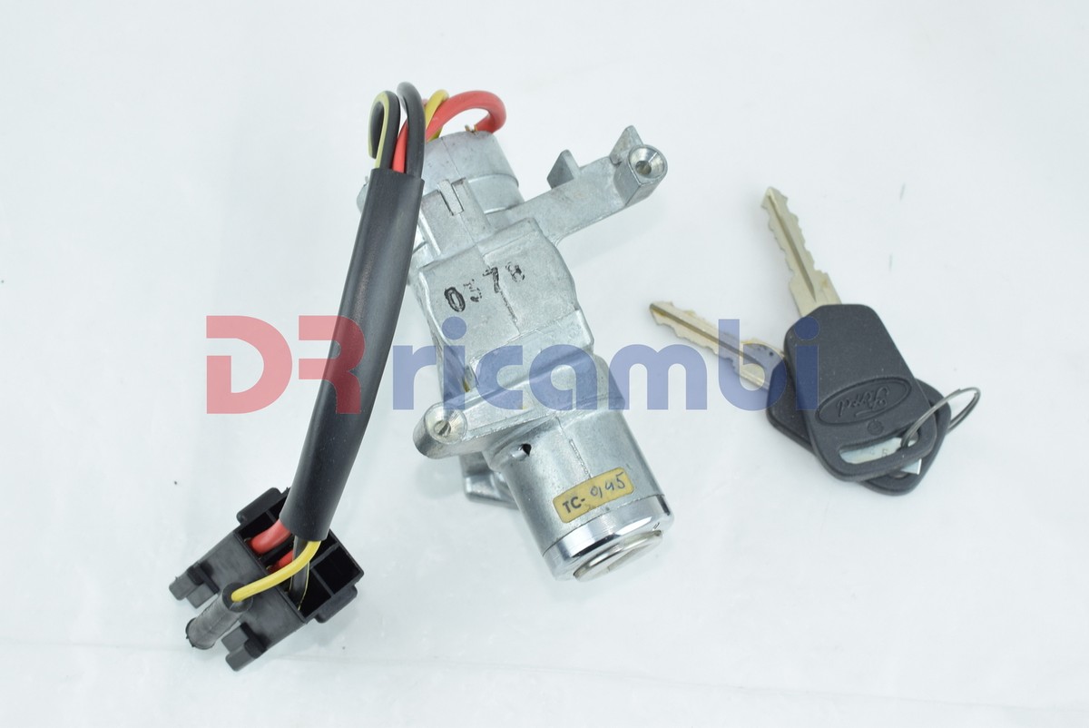 Per FORD FIESTA 1989-2002 CILINDRETTO AVVIAMENTO BLOCCHETTO DI ACCENSIONE CHIAVI - Foto 5