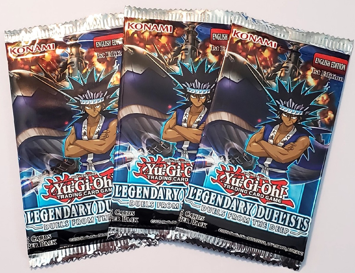 3x Yugioh Legendary Duelists Duels From The Deep 1st LED9