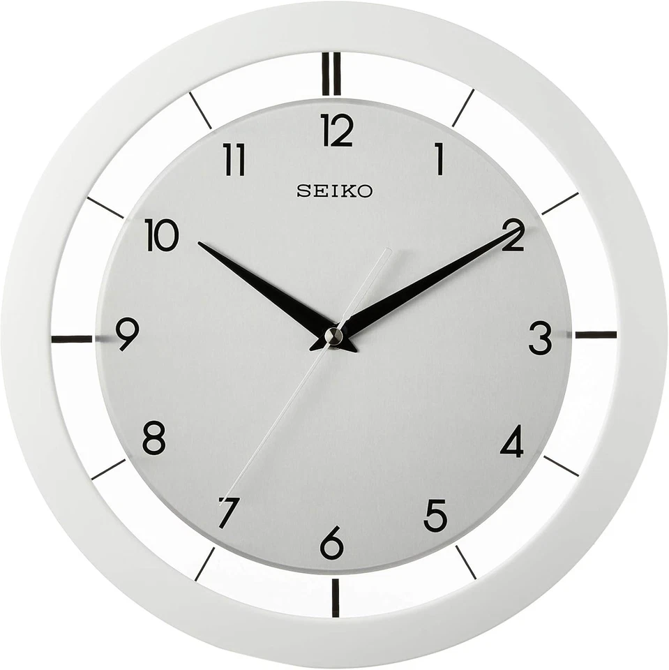 11 Inch St John Brushed Metal Wall Clock - Image 2 of 4
